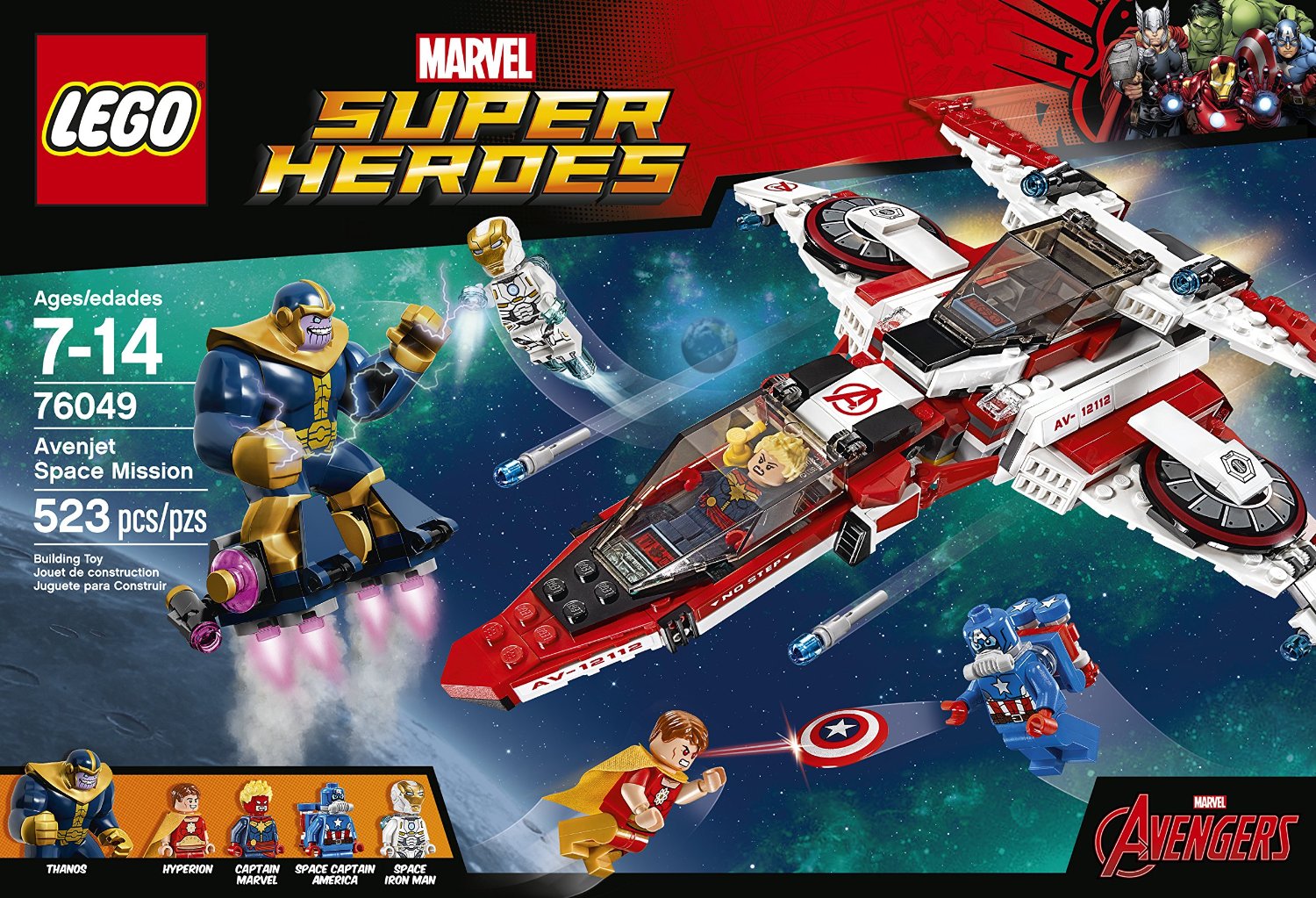 Shopping For LEGO Super Heroes Avenjet Space Mission 76049?