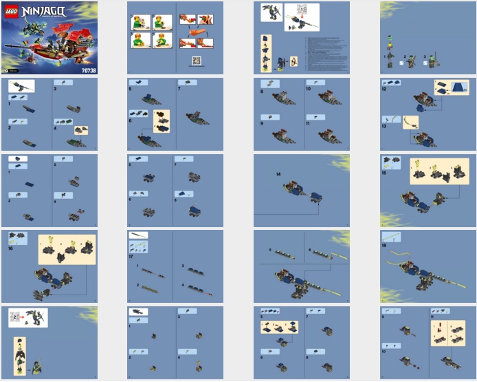 Instructions For LEGO 70738 Final Flight of Destiny's Bounty