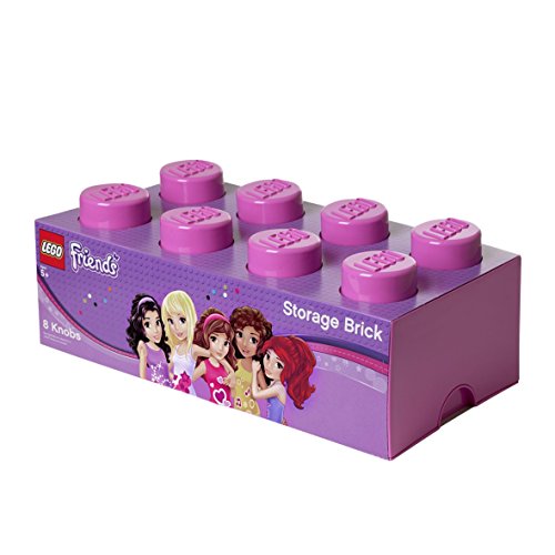 pink lego storage brick